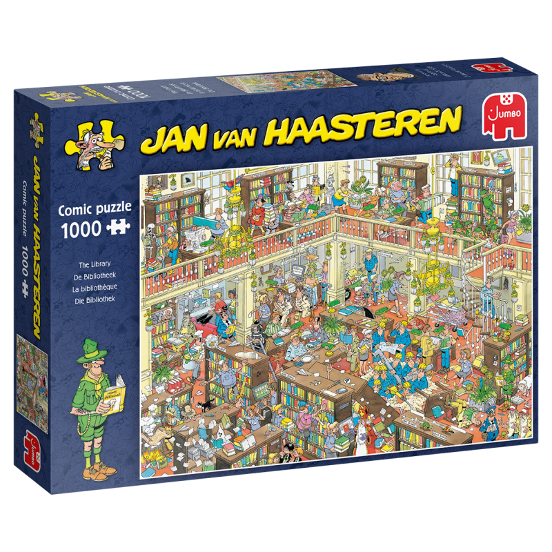 Jan van Haasteren De Bibliotheek - Puzzel - 1000 stukjes
