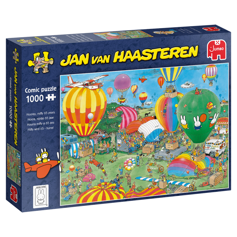 Jan van Haasteren Hoera, Nijntje 65 Jaar - Puzzel - 1000 stukjes