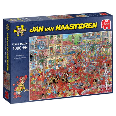 Jan van Haasteren La Tomatina - Puzzel - 1000 stukjes