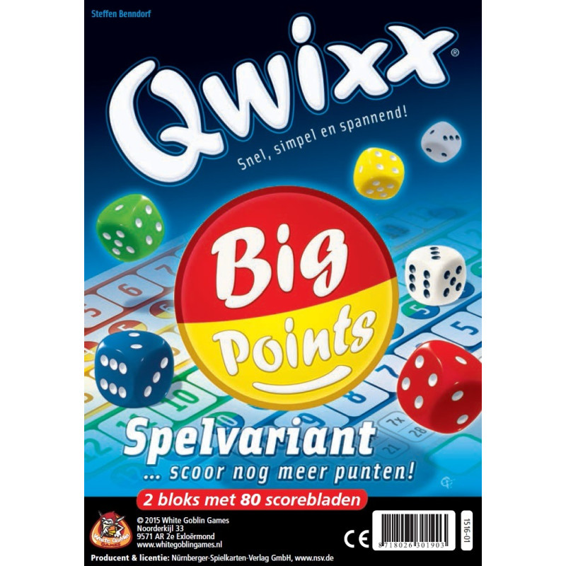 Qwixx Big Points (Scoreblokken)