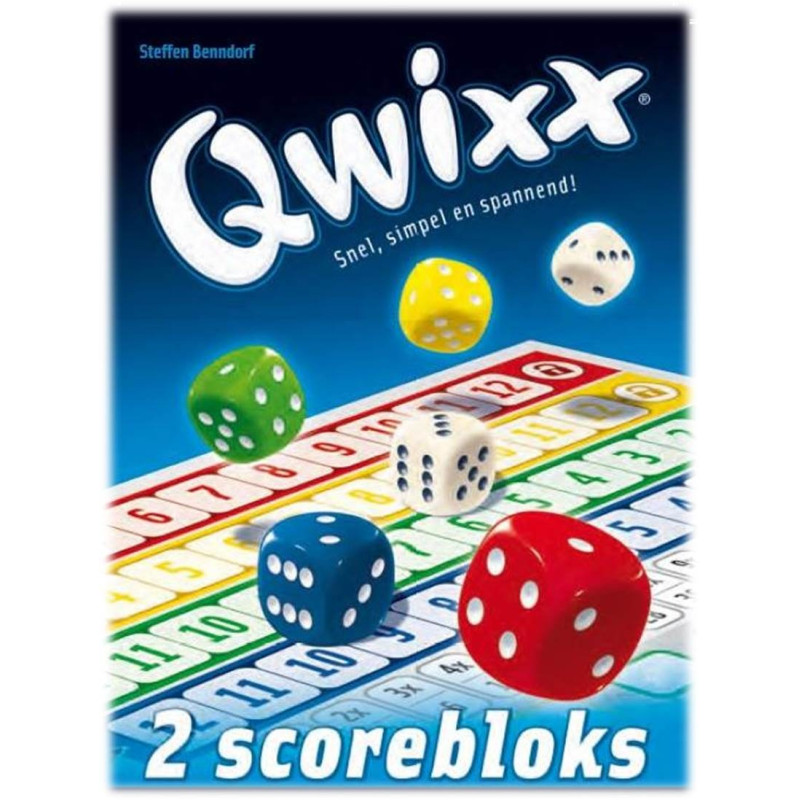 Scoreblokken Qwixx twee stuks