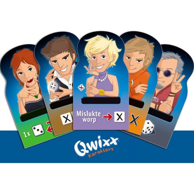 Qwixx Karakters  - Uitbreiding